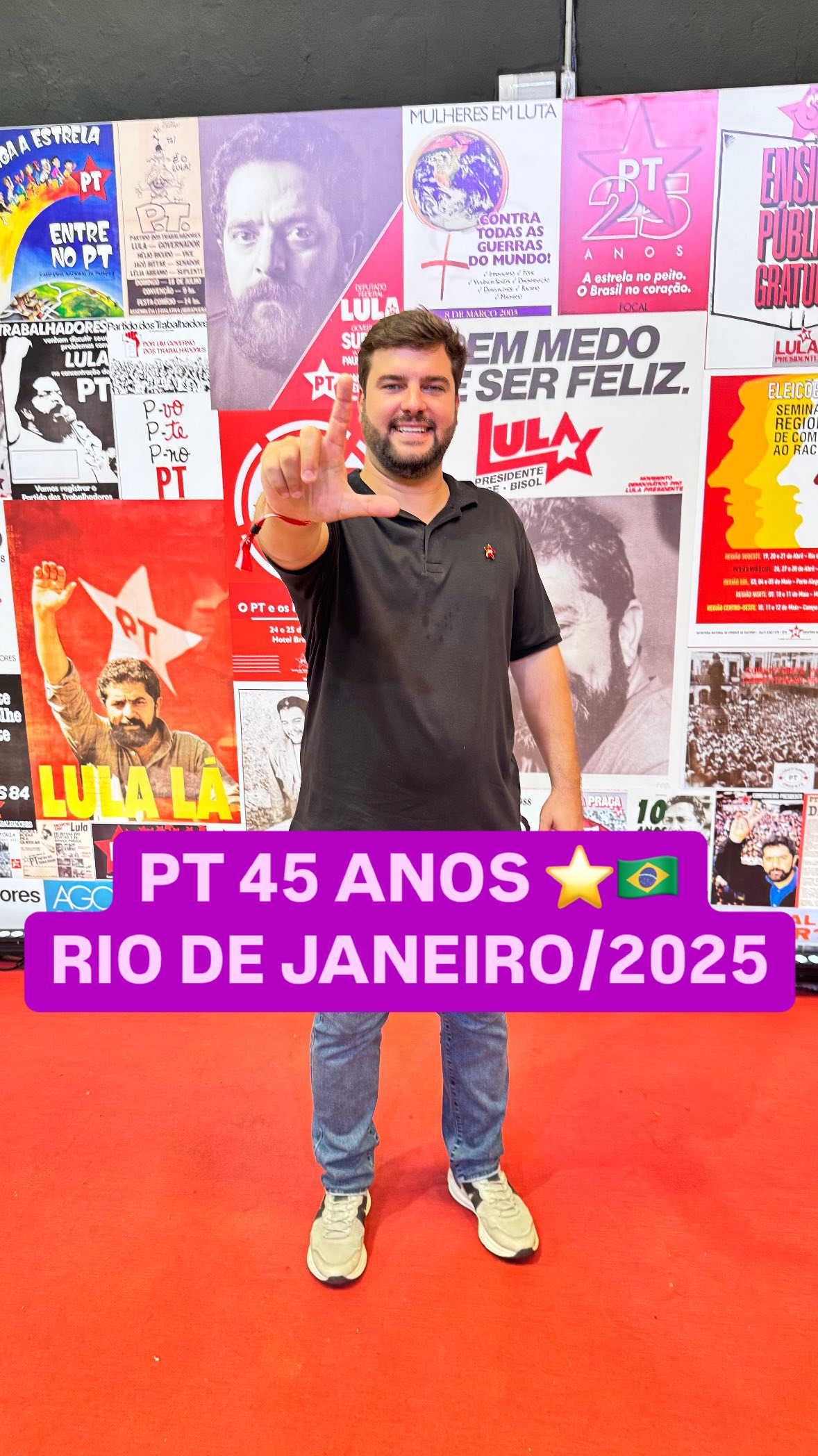 CHEGAMOS À FESTA DO PT! ⭐️🇧🇷